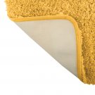 saffrangul badrumsmatta supermjuk microfiber leijma naturgummi