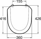 IDO WC-SITS TREVI mjukstängande