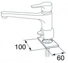 vatette täckbricka 100x60 mm mått