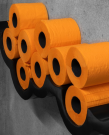 toapapper 72-pack toalettpapper färgat toalettpapper orange