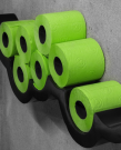 toapapper 72-pack toalettpapper färgat toalettpapper grönt