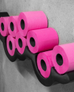 toapapper 72-pack toalettpapper färgat toalettpapper rosa