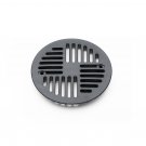 Purus golvbrunn sil art deco 130 mm svart