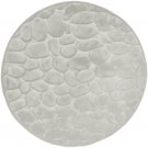 memory foam ljust beige badrumsmatta rund
