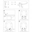 mjukstängande toalettsits soft cap info