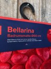 memory foam röd badrumsmatta rund