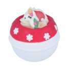julsäck med spaprodukter badbomb unicorn