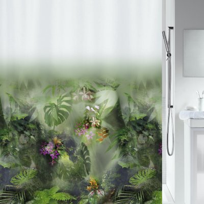 leijma duschdraperi jungle green