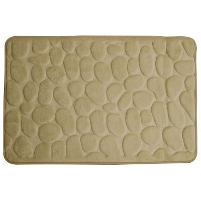 badrumsmatta memory foam sand begie 60x95 cm