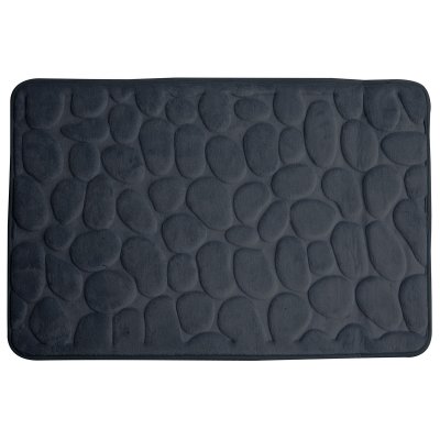 badrumsmatta memory foam mörkgrå