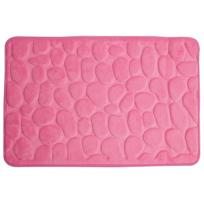 badrumsmatta memory foam rosa 60x95