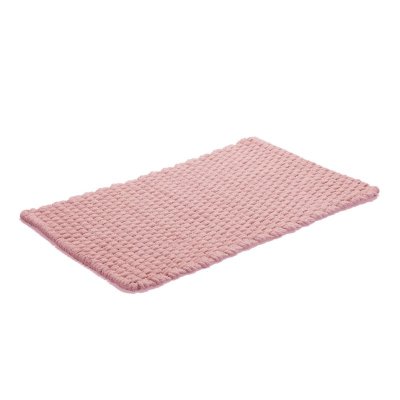 matta av bomullsrep ROPE rosa