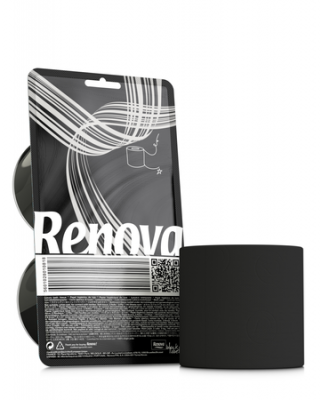 svart toalettpapper renova 2-pack