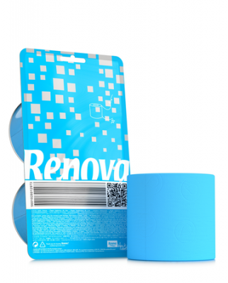toalettpapper renova 2-pack blått