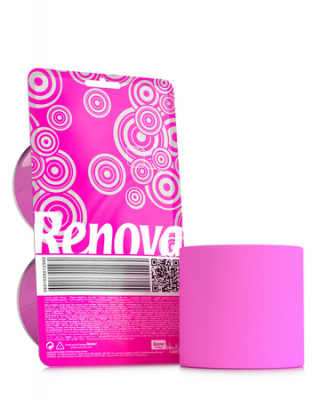 rosa toalettpapper 2-pack