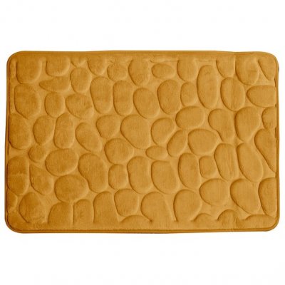 badrumsmatta memory foam lejongul gul