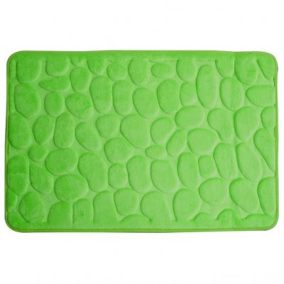 badrumsmatta memory foam limegrön