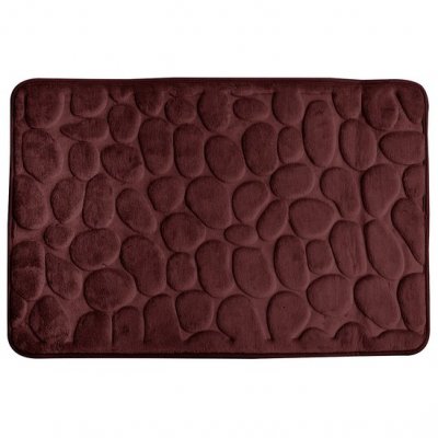 badrumsmatta memory foam vinröd