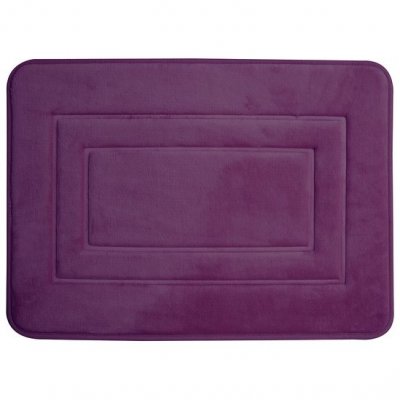 badrumsmatta memory foam lila