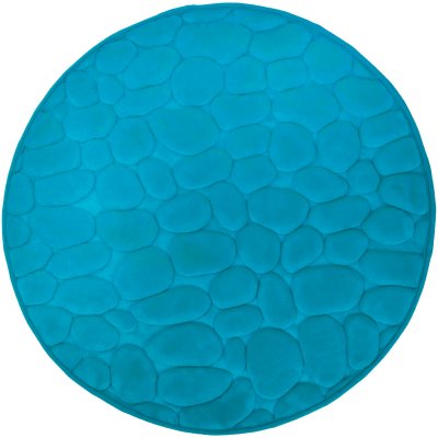 memory foam turkos badrumsmatta rund