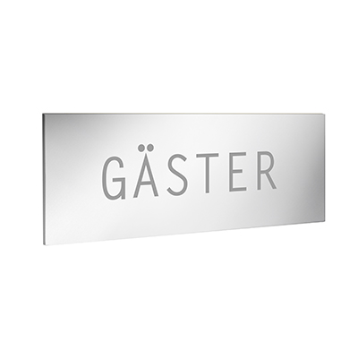 självhäftande skylt till gästhandduk gäster
