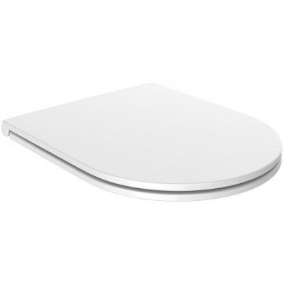 mjukstängande toalettsits i slimmad design