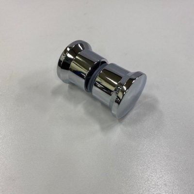 knopp handtag till duschvägg hafa kromad plast