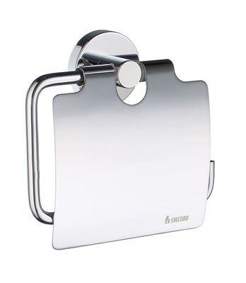 Smedbo Home Toalettpappershållare med lock, krom