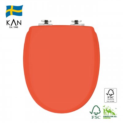 orange 3001  toalettsits kandre universalsits kan mjukstängande sits gerbera