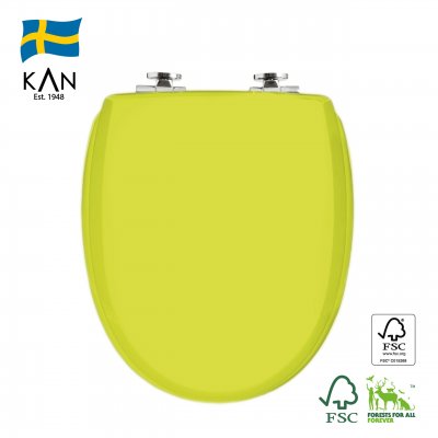limegrön  toalettsits kandre universalsits kan mjukstängande sits