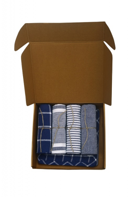 köksset i blått från återvunna produkter recycled by willie