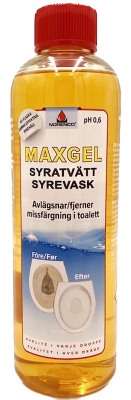 norenco maxgel ta bort rost beläggningar i toaletten