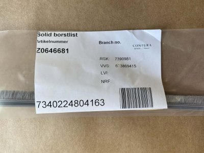 ifö solid dusch tätningslist borstlist